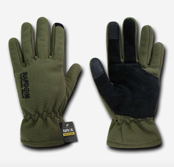 Breathable Water Resistant Tactical Patrol Gloves-Black-Small-