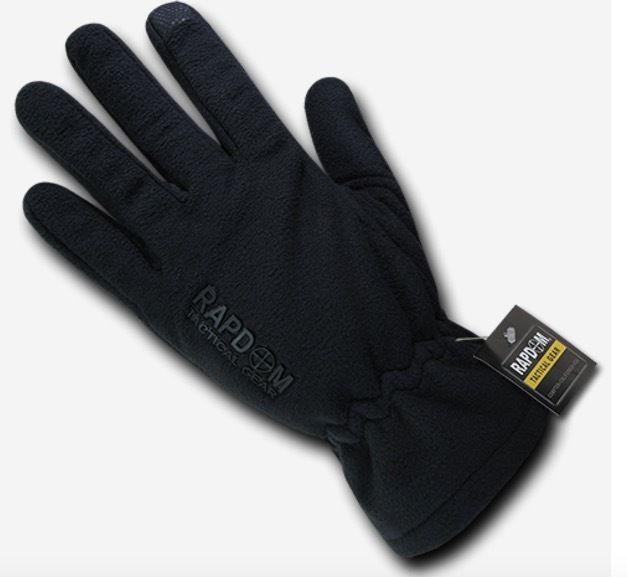 Breathable Water Resistant Tactical Patrol Gloves-Black-Small-