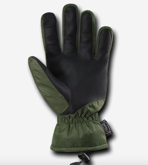 Breathable Winter Water Resistant Tactical Patrol Outdoor Army Gloves-Black-Small-