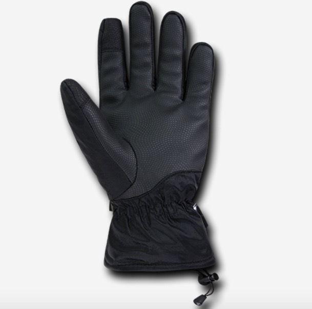 Breathable Winter Water Resistant Tactical Patrol Outdoor Army Gloves-Black-Small-
