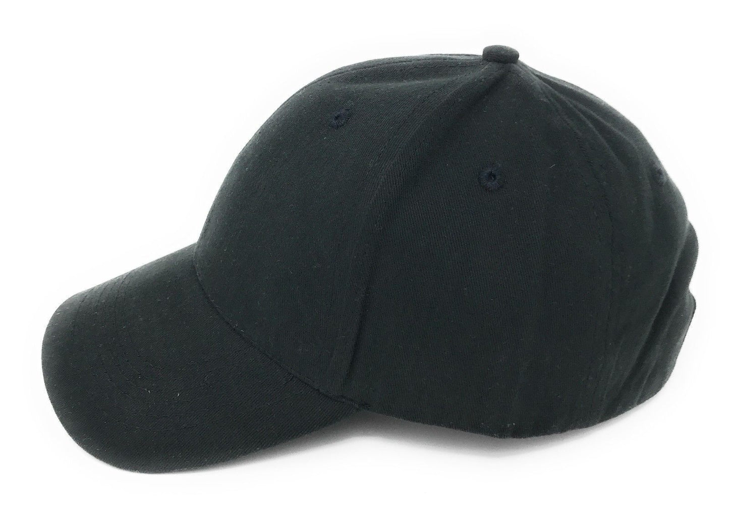 Brushed Cotton Peach Feel 6 Panel Low Crown Baseball Hats Caps Hook Loop Closure-RED-