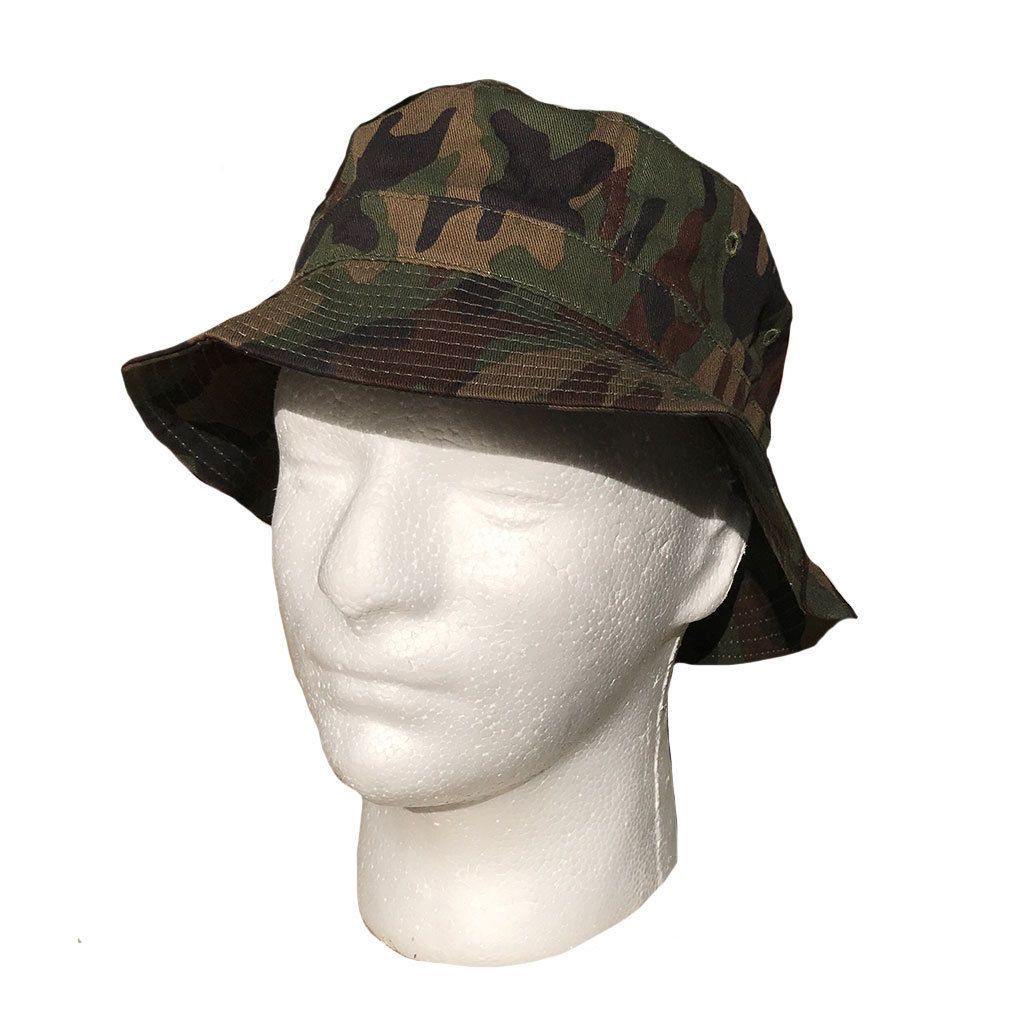 Camouflage Camo Bucket Hats Caps Hunting Gaming Fishing Military Unisex-L (7 1/8)-GRAY PIXEL-