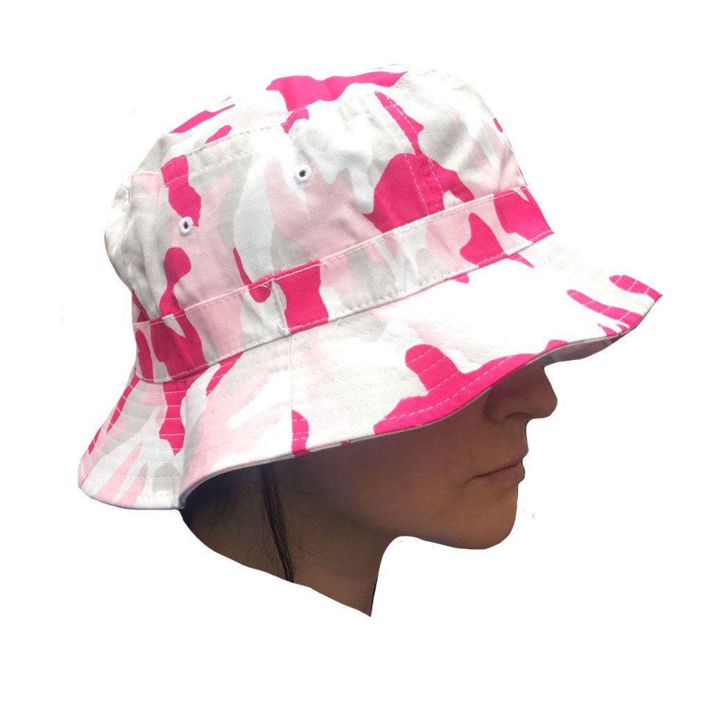 Camouflage Camo Bucket Hats Caps Hunting Gaming Fishing Military Unisex-L (7 1/8)-GRAY PIXEL-