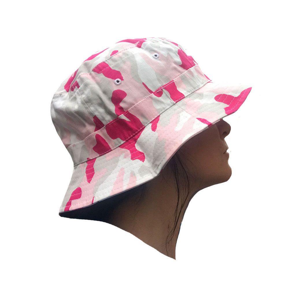 Camouflage Camo Bucket Hats Caps Hunting Gaming Fishing Military Unisex-L (7 1/8)-GRAY PIXEL-