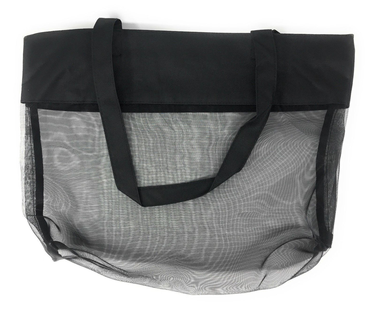Clear Micro Mesh Shopping Tote Bag Transparent Book School Concerts Stadium Tsa-