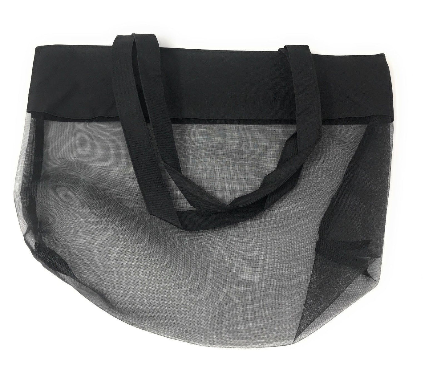 Clear Micro Mesh Shopping Tote Bag Transparent Book School Concerts Stadium Tsa-
