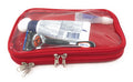 Clear Window Bag Purse Travel Kit Organizer Tsa Accessories Toiletry Cosmetics Makeup-Red-