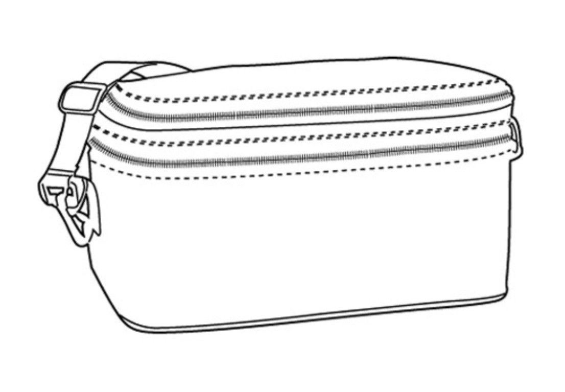 Backpack Cooler Bag Box Picnic Drink Water Lunch 11 X 15-1/2inch-RED-