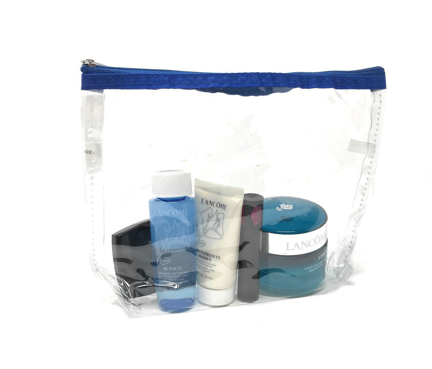 TSA Friendly Unisex Toiletry Clear Cosmetics Pouch Bags Travel Airport Security-Royal-