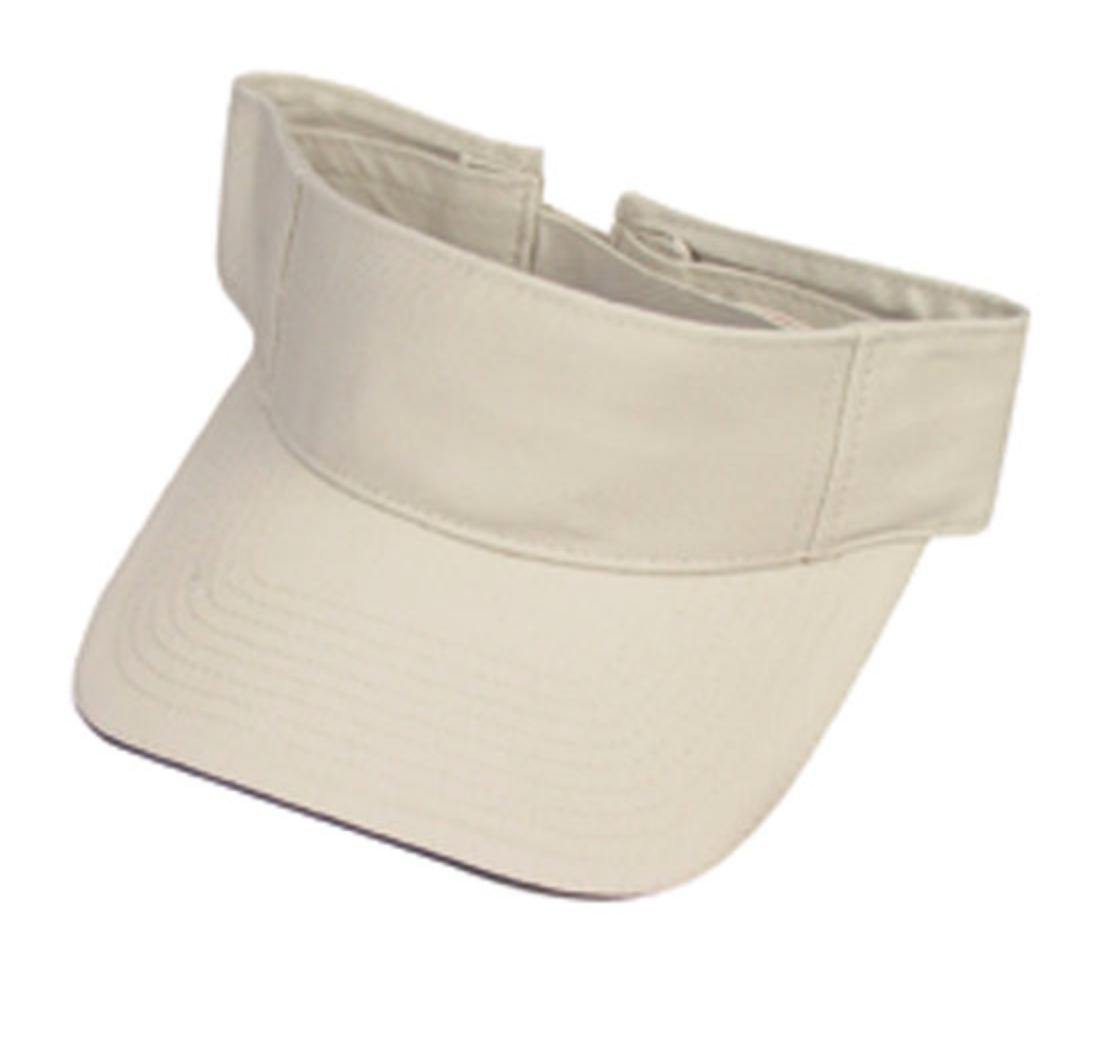 1 Dozen Washed Sandwich Cotton Sun Beach Visors Gold Wholesale Lot Bulk-