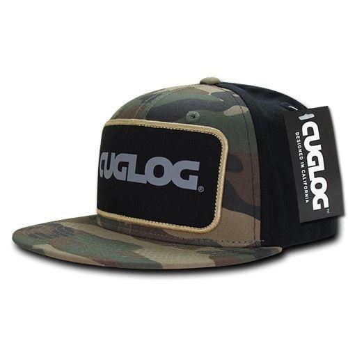 Cuglog Camouflage Camo Hunting Patch Snapback Caps Hats-Woodland/Woodland/Woodland-