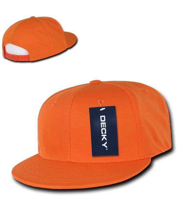 Decky Air Mesh Snapback Retro 6 Panel Constructed Baseball Hats Caps-Black-