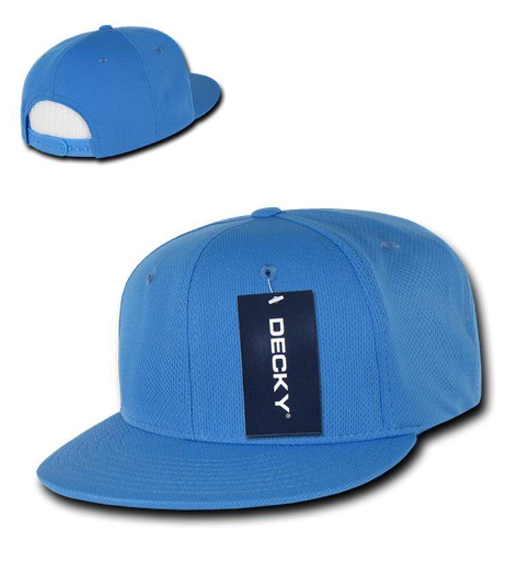 Decky Air Mesh Snapback Retro 6 Panel Constructed Baseball Hats Caps-Black-