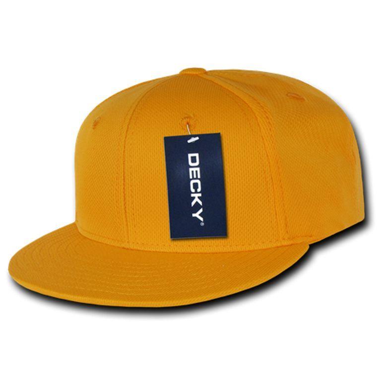 Decky Air Mesh Snapback Retro 6 Panel Constructed Baseball Hats Caps-Black-