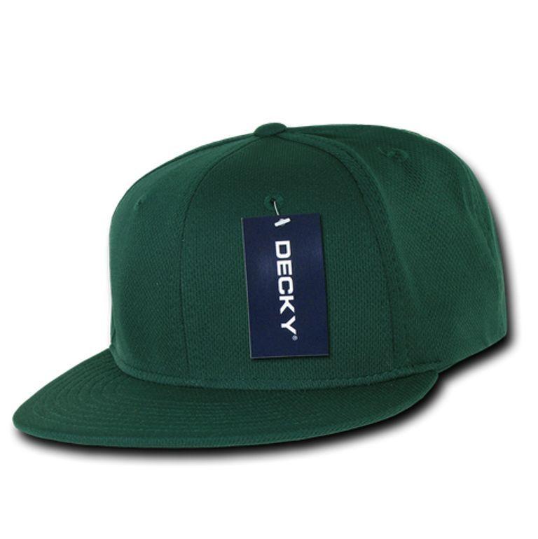 Decky Air Mesh Snapback Retro 6 Panel Constructed Baseball Hats Caps-Black-