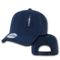 Decky Baseball Mid-Crown Curved Bill Acrylic Snapbacks Hats Caps Unisex-1015-Navy-