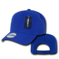 Decky Baseball Mid-Crown Curved Bill Acrylic Snapbacks Hats Caps Unisex-1015-Royal-