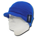Decky Beanies Gi Caps Hats Visor Ski Thick Warm Winter Skully Unisex-Royal-