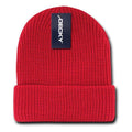 Decky Beanies Gi Watch Cap Hat Ski Military Warm Winter Unisex Youth-Red-