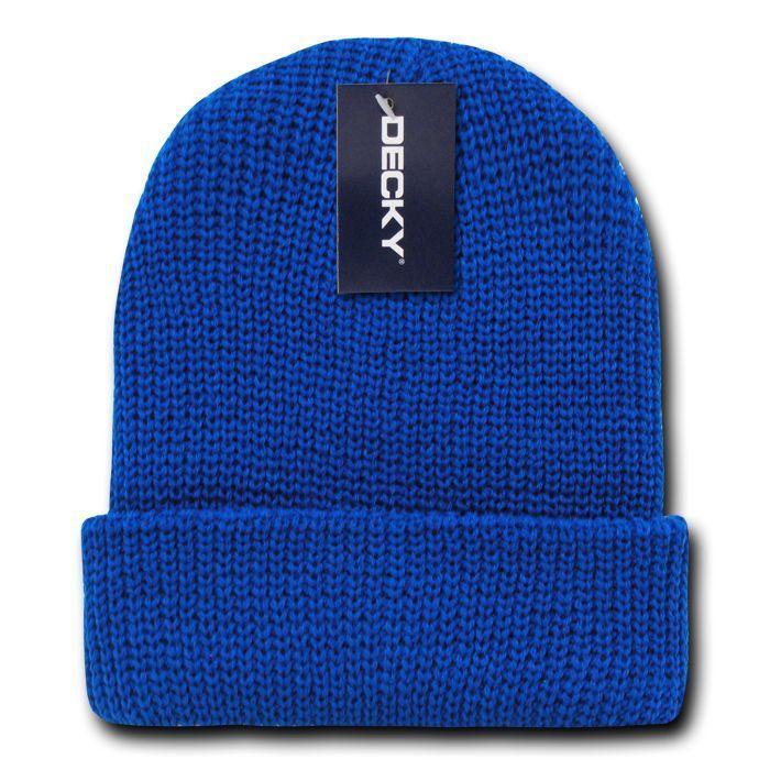 Decky Beanies Gi Watch Cap Hat Ski Military Warm Winter Unisex Youth-Royal-