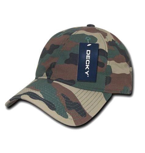 Decky Camo Military Army Acu Woodland Low Crown Relaxed Ripstop Dad Hats Caps-ACU-