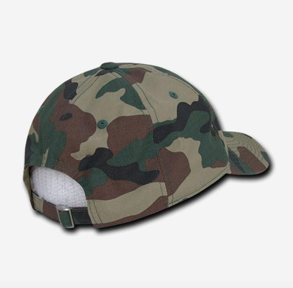 Decky Camo Military Army Acu Woodland Low Crown Relaxed Ripstop Dad Hats Caps-ACU-