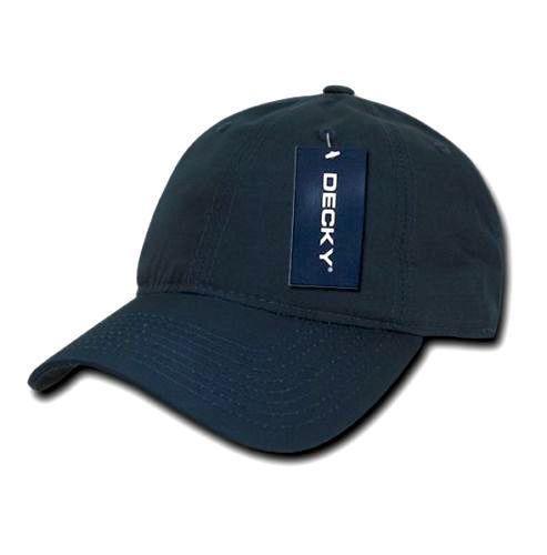 Decky Camo Military Army Acu Woodland Low Crown Relaxed Ripstop Dad Hats Caps-Navy-