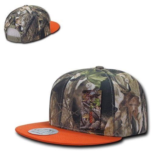 Decky Camouflage Hybricam Retro Flat Bill Snapback Baseball Caps Hats-GBR-