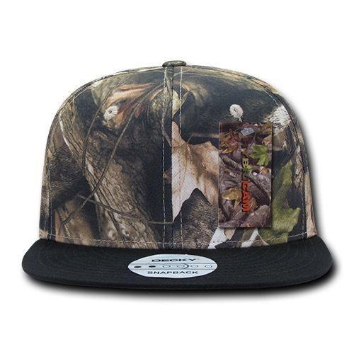 Decky Camouflage Hybricam Retro Flat Bill Snapback Baseball Caps Hats-GBR-