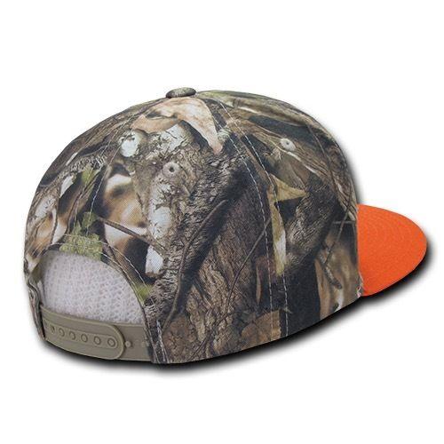 Decky Camouflage Hybricam Retro Flat Bill Snapback Baseball Caps Hats-GBR-
