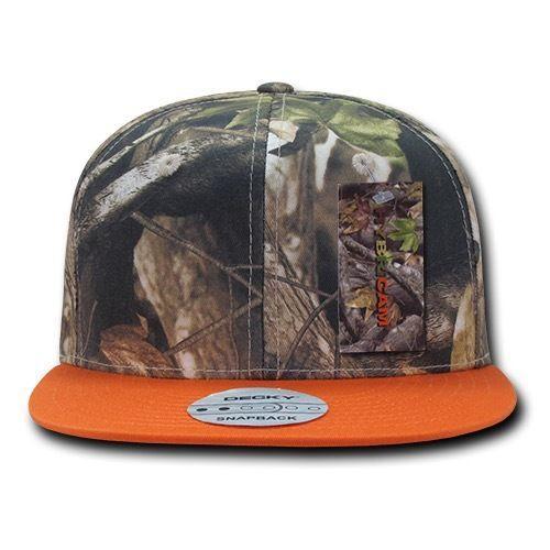 Decky Camouflage Hybricam Retro Flat Bill Snapback Baseball Caps Hats-GBR-
