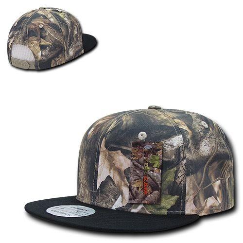 Decky Camouflage Hybricam Retro Flat Bill Snapback Baseball Caps Hats-GBR-