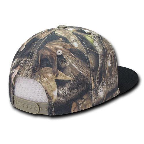 Decky Camouflage Hybricam Retro Flat Bill Snapback Baseball Caps Hats-GBR-