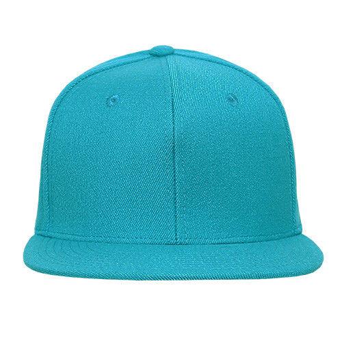 Decky Classic Retro Flat Bill Flex 6 Panel Fitted Baseball Caps Hats-GOLD-