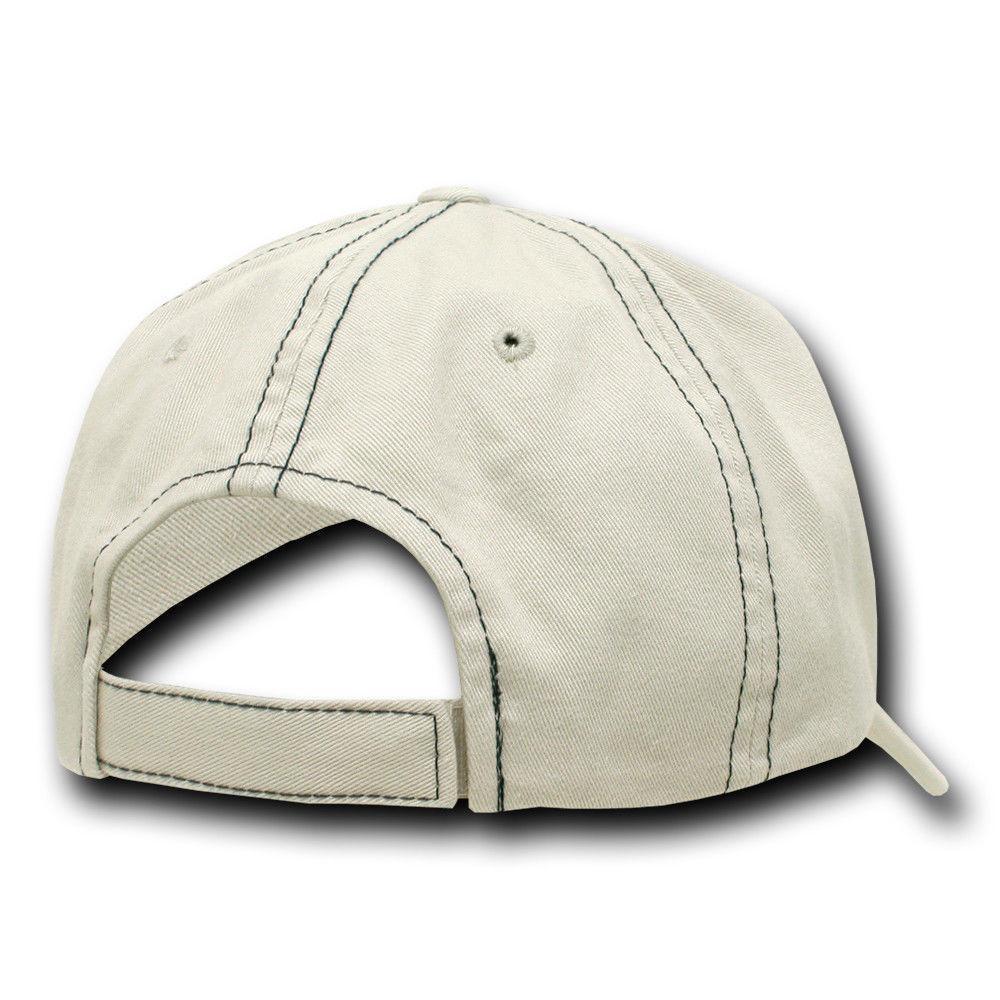 Decky Contra Stitch Polo Washed Cotton Dad Caps Hats-Black-