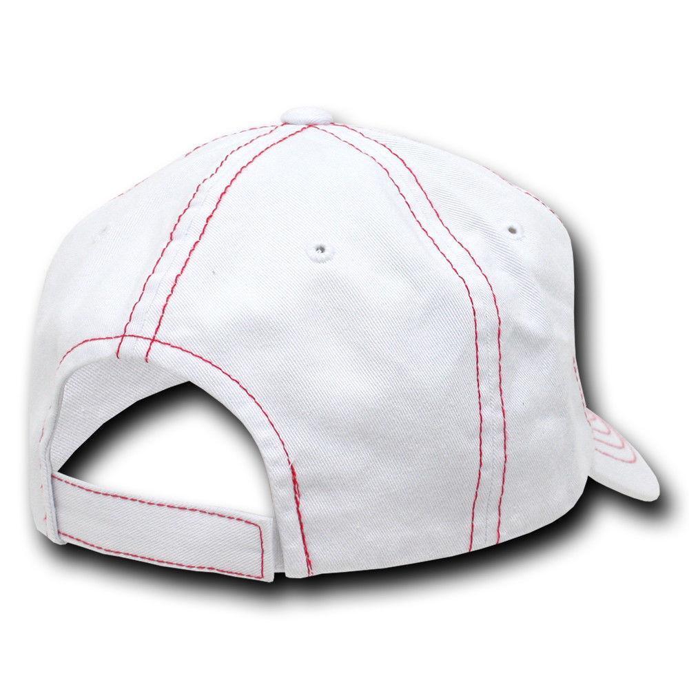Decky Contra Stitch Polo Washed Cotton Dad Caps Hats-Black-