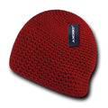 Decky Door Mat Extra Thick Beanies Short Knitted Ski Caps Hats Warm Winter-Red-