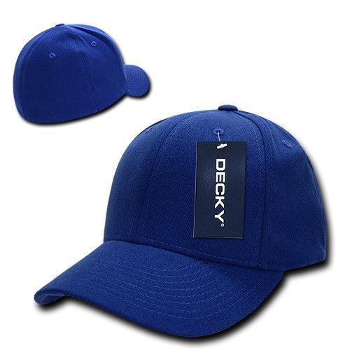 Decky Fitall Flex Fitted Baseball Dad Caps Hats Unisex-Brown-Small/Medium-