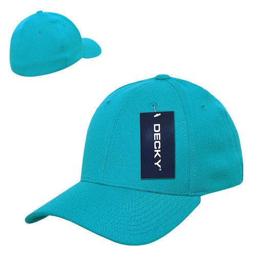 Decky Fitall Flex Fitted Baseball Dad Caps Hats Unisex-Brown-Small/Medium-