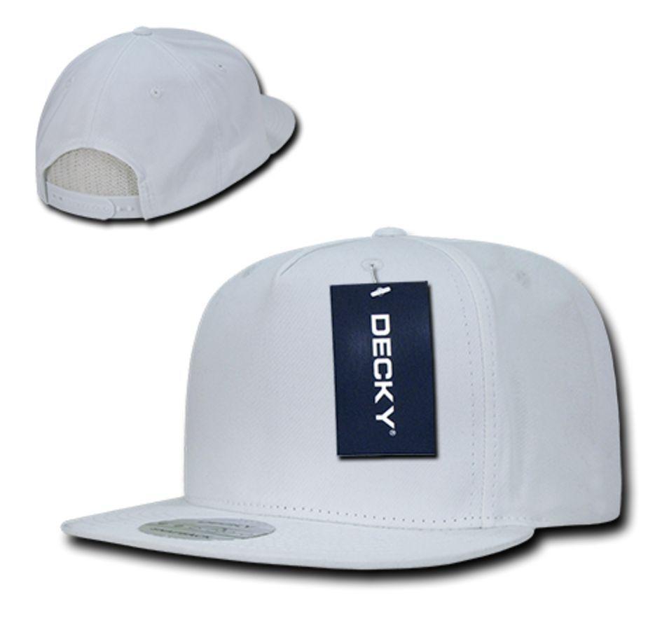 Decky Flat Bill Cotton 5 Panel Constructed High Crown Baseball Hats Caps-Woodland-