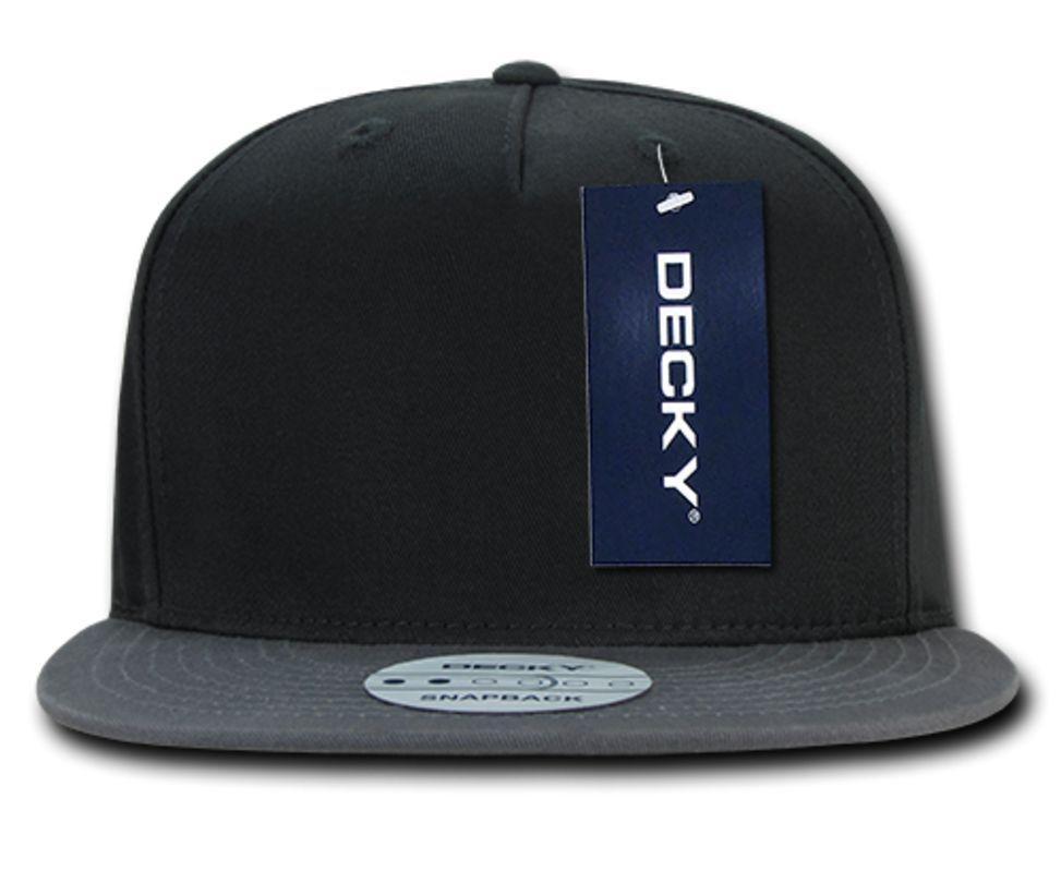 Decky Flat Bill Cotton 5 Panel Constructed High Crown Baseball Hats Caps-Woodland-