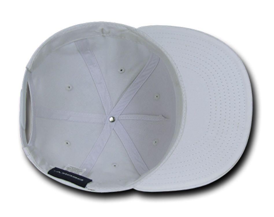 Decky Flat Bill Cotton 5 Panel Constructed High Crown Baseball Hats Caps-Woodland-