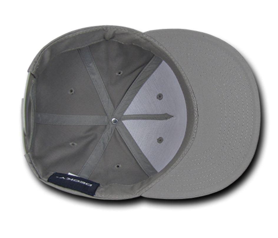 Decky Flat Bill Cotton 5 Panel Constructed High Crown Baseball Hats Caps-Woodland-