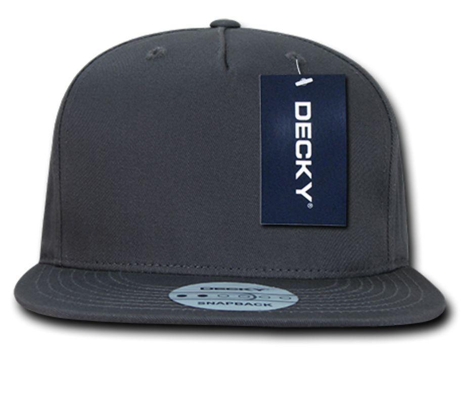 Decky Flat Bill Cotton 5 Panel Constructed High Crown Baseball Hats Caps-Woodland-