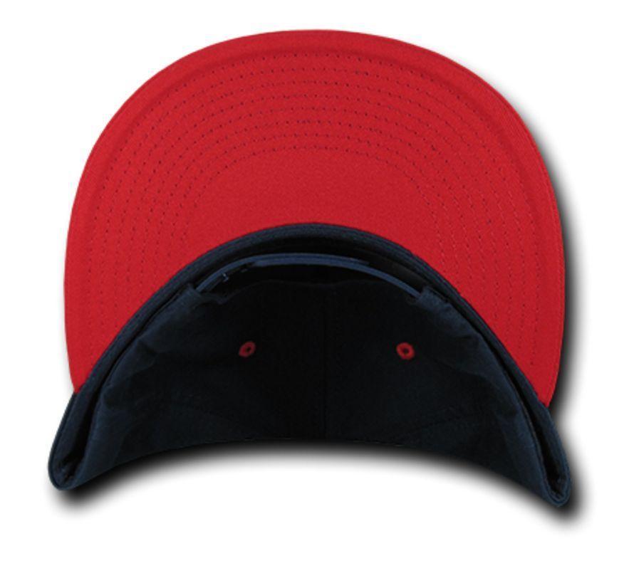 Decky Flat Bill Cotton 5 Panel Constructed High Crown Baseball Hats Caps-Woodland-