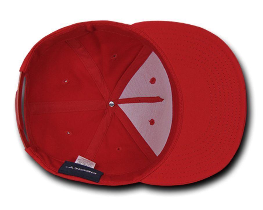 Decky Flat Bill Cotton 5 Panel Constructed High Crown Baseball Hats Caps-Woodland-