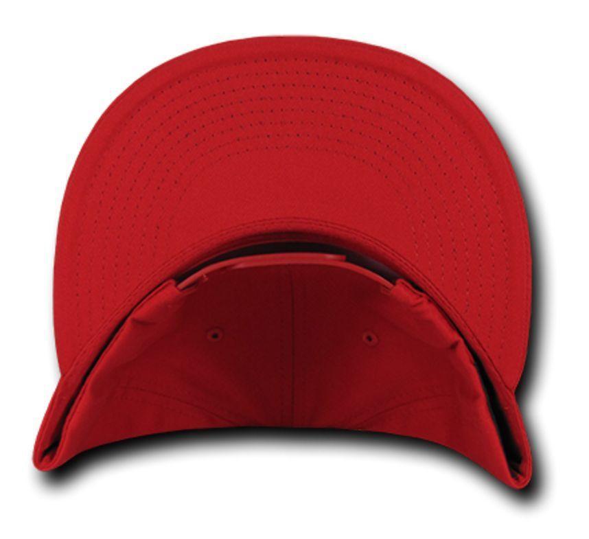 Decky Flat Bill Cotton 5 Panel Constructed High Crown Baseball Hats Caps-Woodland-