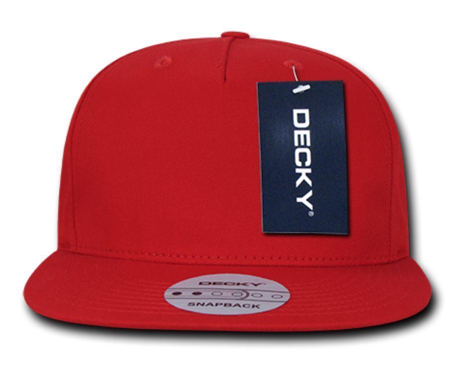 Decky Flat Bill Cotton 5 Panel Constructed High Crown Baseball Hats Caps-Woodland-