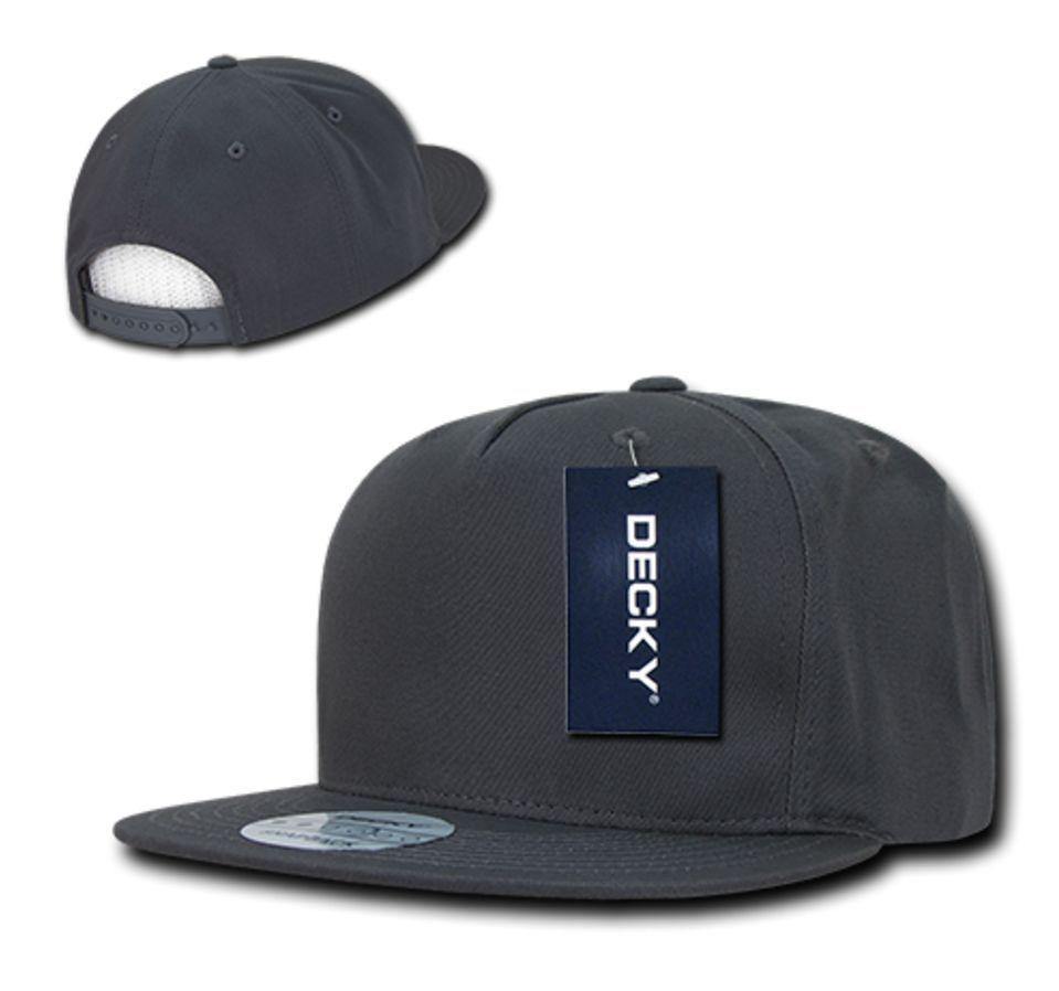 Decky Flat Bill Snapback Cotton Two Tone Baseball Green Under Visor Hats Caps-Black-