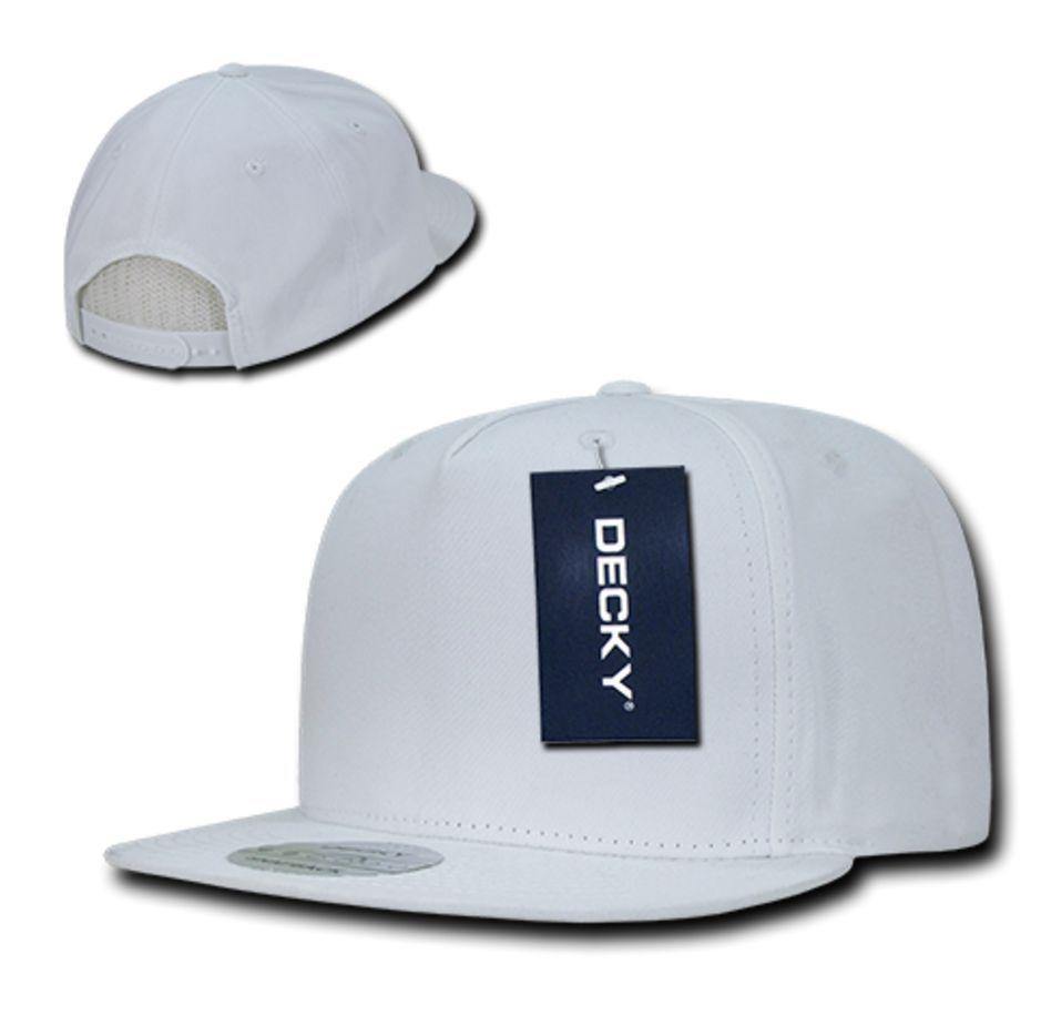 Decky Flat Bill Snapback Cotton Two Tone Baseball Green Under Visor Hats Caps-Black-
